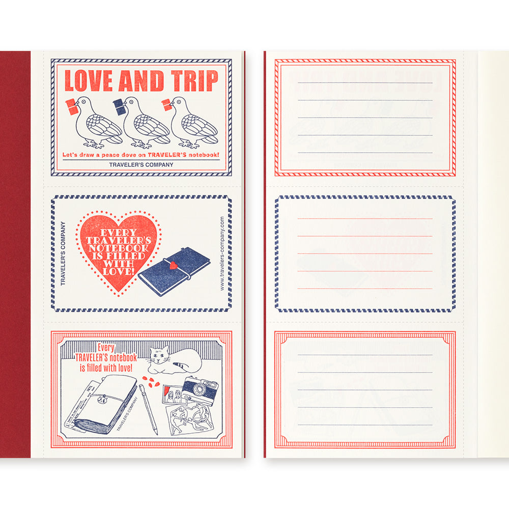 TRAVELER'S Notebook Regular Size Love & Trip