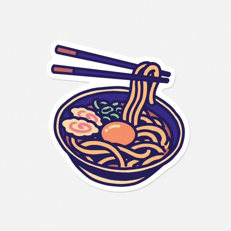 “Udon Bowl” vinyl sticker