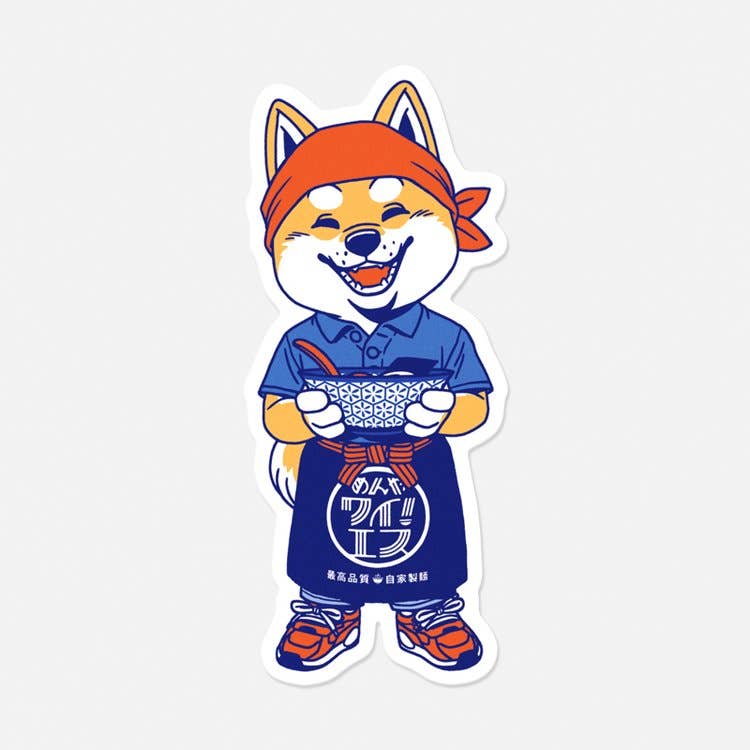 “Mimi Waiter” vinyl sticker