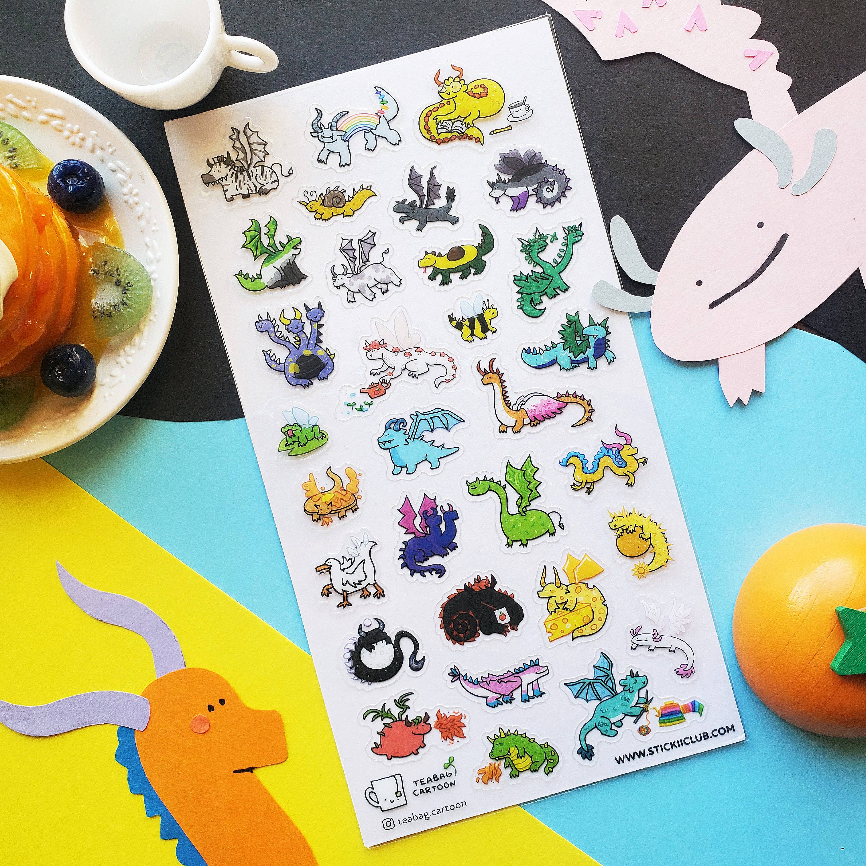 Fired up Hybrids Sticker Sheet