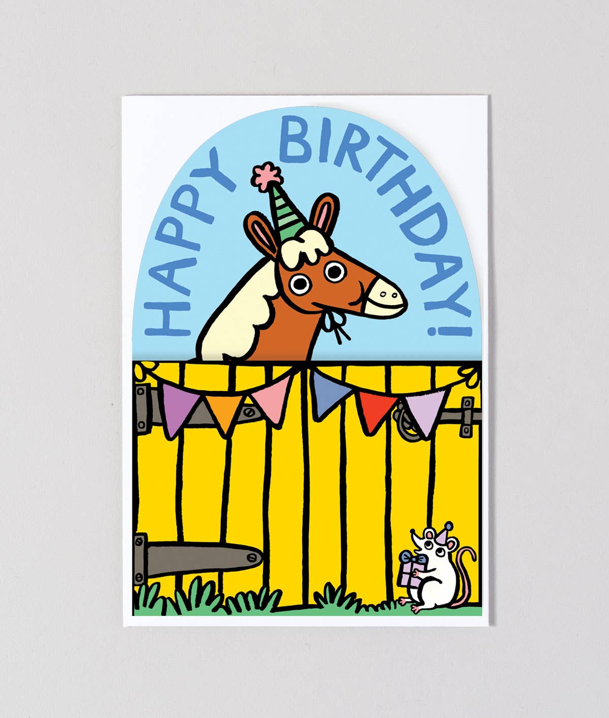 Farmyard Birthday Fold Out Kid's Birthday Card
