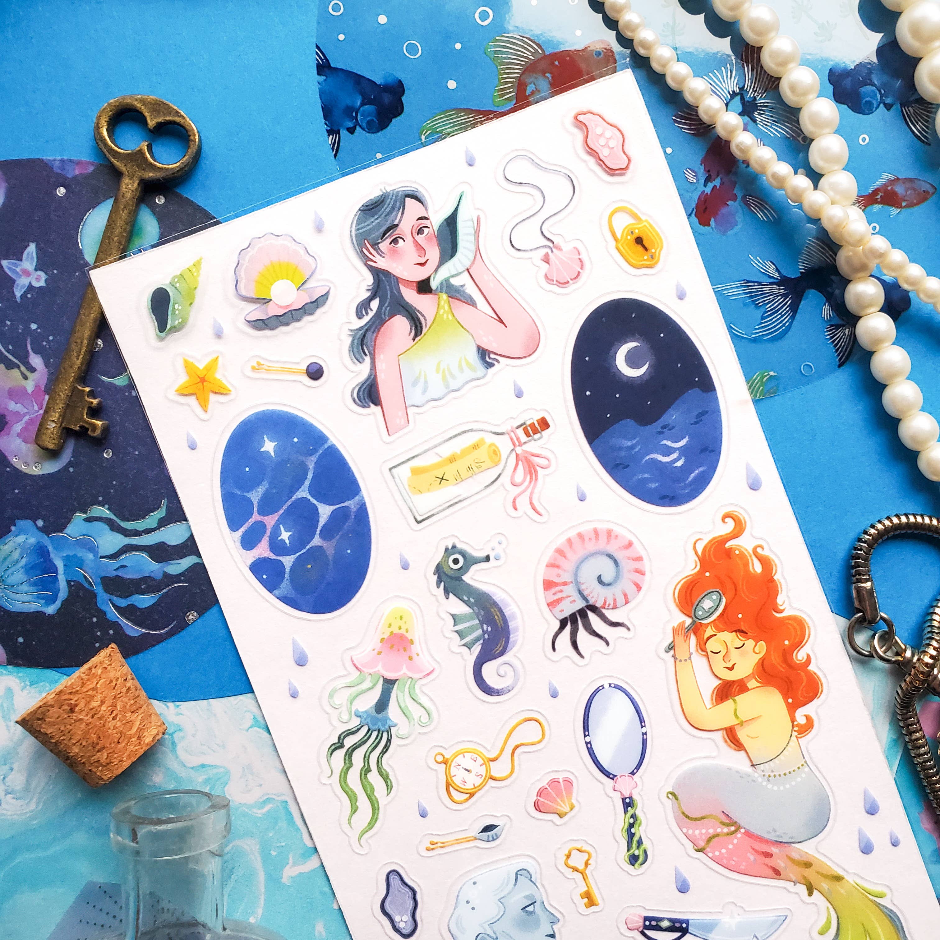 Mermaid Life Sticker Sheet