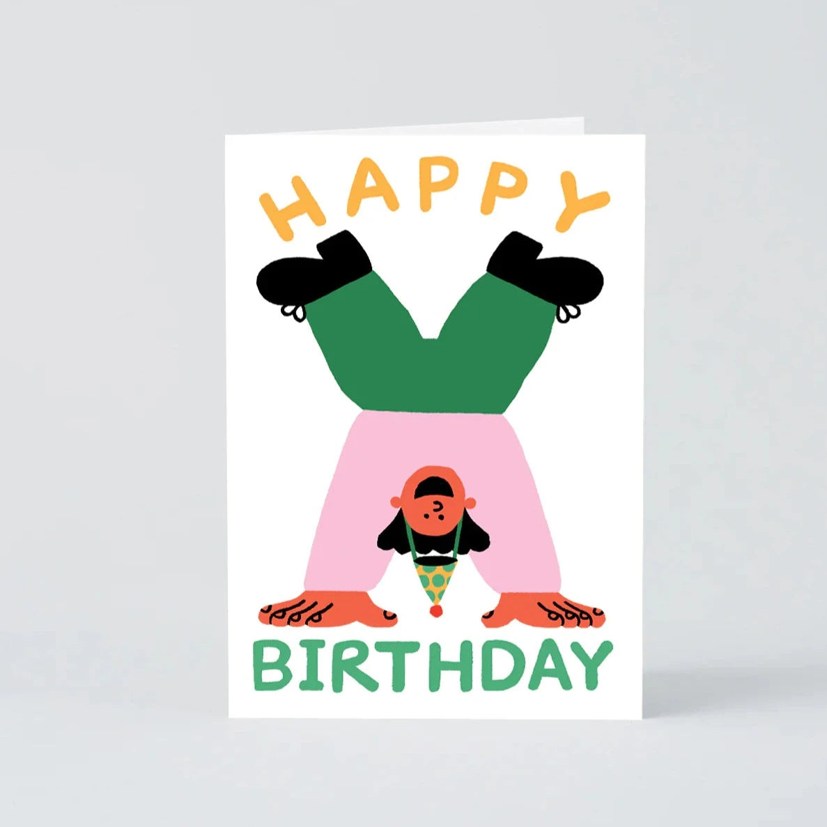 HANDSTAND BIRTHDAY CARD