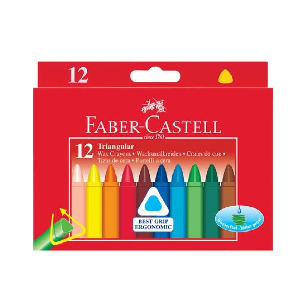 Faber-Castell Jumbo Wax Crayons