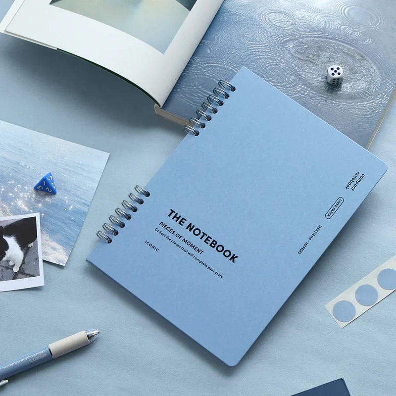 Iconic Notebook A5 Lined placid blue