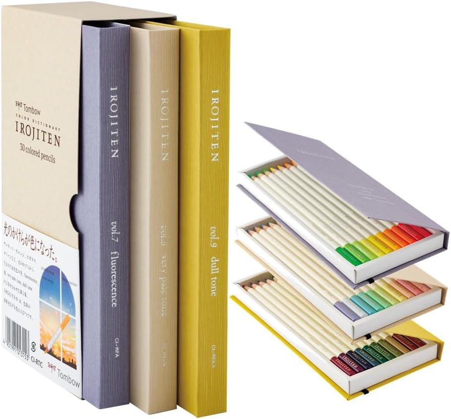Irojiten Colour Dictionary Pencils: Seascape Vol 7, Vol 8, Vol 9