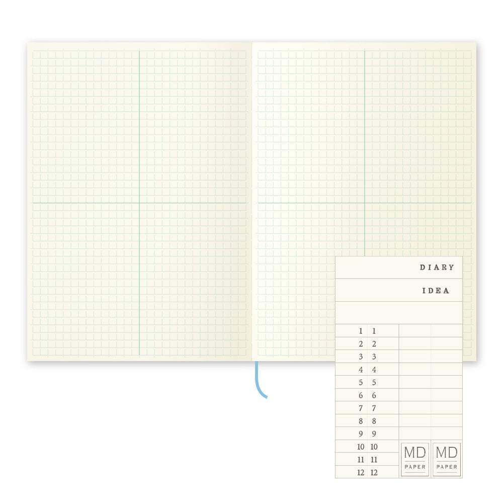 MD Paper Notebook Journal A5 Grid Block