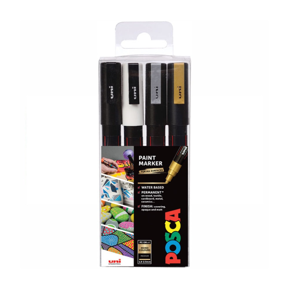 Posca PC-3M Mono Pack of 4