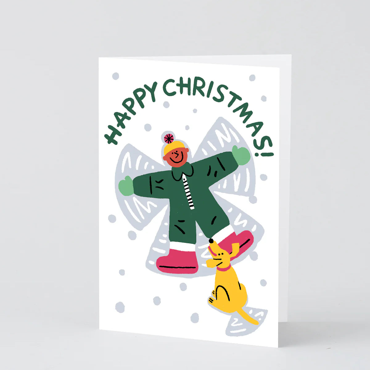 Happy Christmas Snow Angel