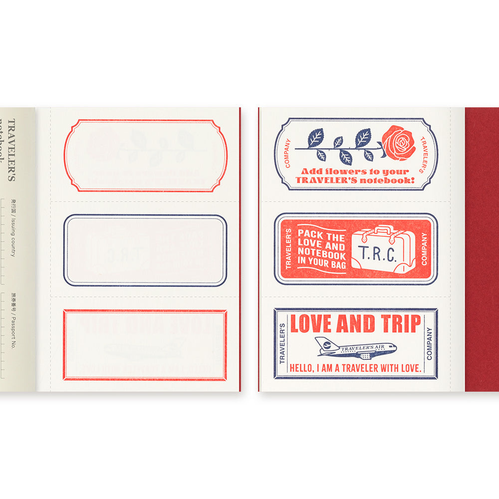 TRAVELER’S Notebook Refill Passport Size Love & Trip 5