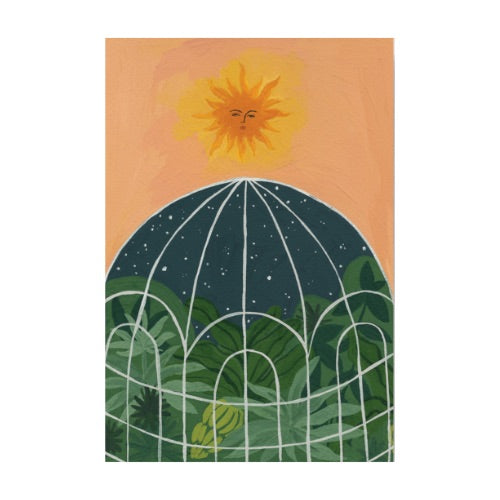 The Captive Night Greeting Card