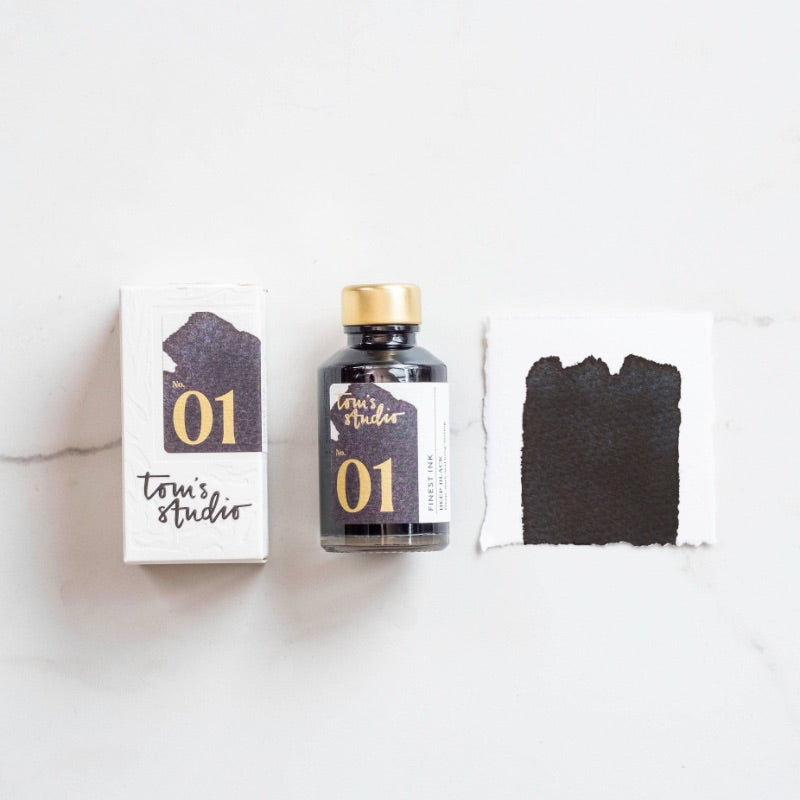 Tom's Studio Fountain Pen Ink Deep Black
