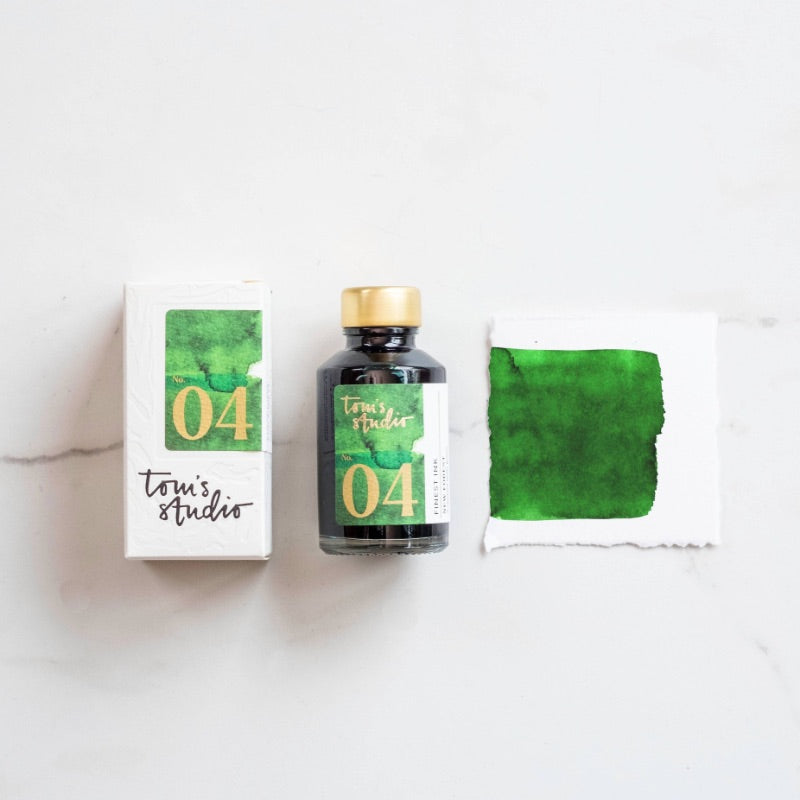 Tom's Studio Fountain Pen Ink New Forest Green