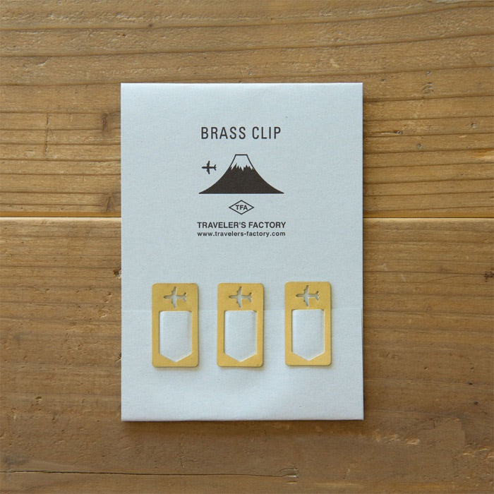 Traveler’s Factory Brass Clip - Airplane