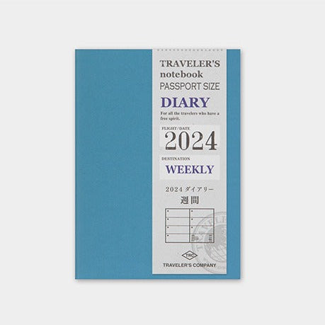 Traveler's Notebook Refill 2024 Weekly + Memo (Regular Size)