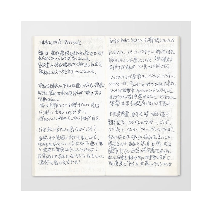 TRAVELER'S Notebook Refill Lightweight Blank Paper 013