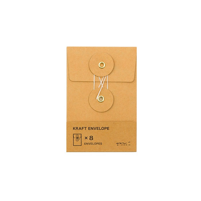 TRAVELER'S COMPANY Small Orange Kraft Envelope