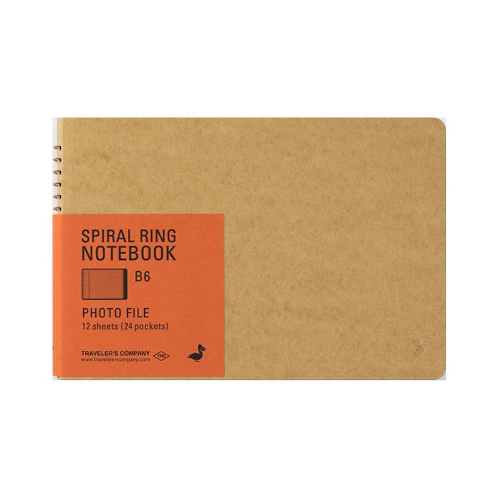 Traveler's Company Spiral Ring Photo File Notebook