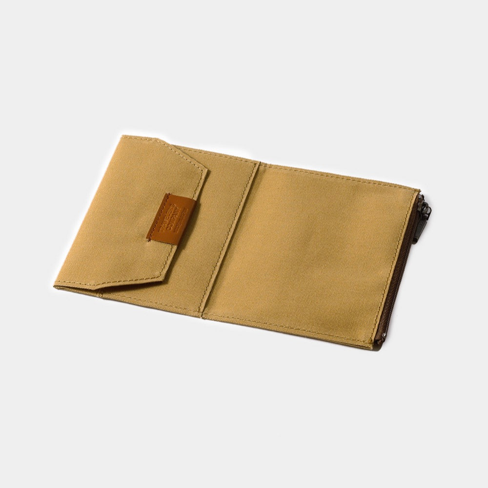 Travelers Factory Passport Cotton Zipper Case Beige 1