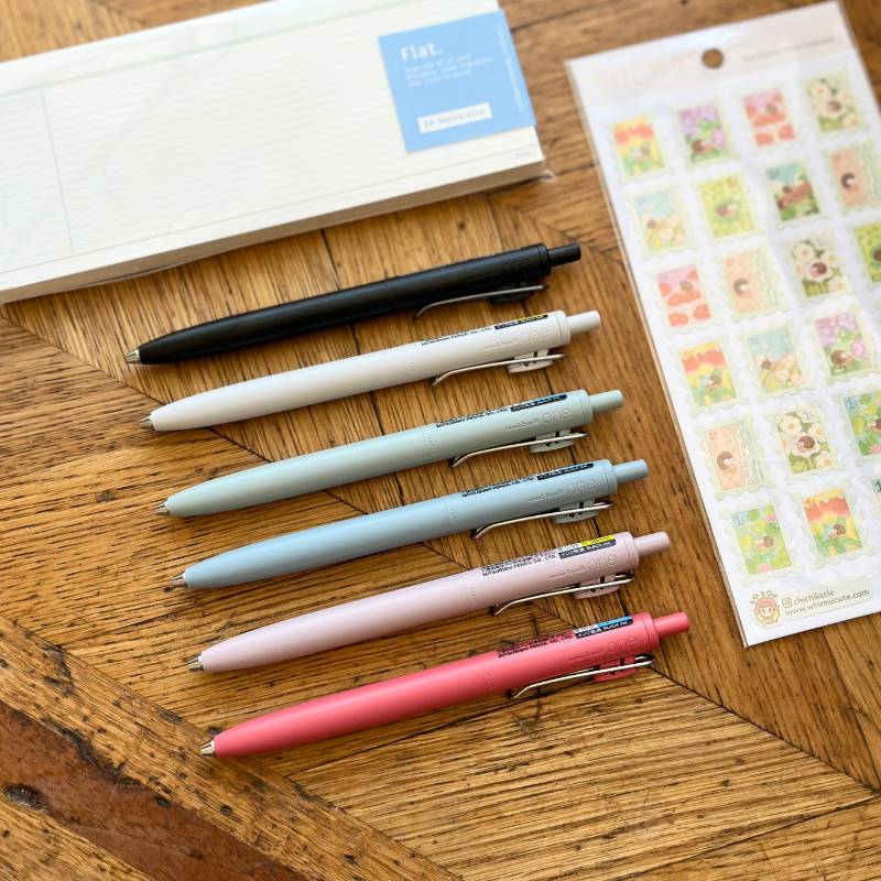 Uni-ball One F Gel Ballpoint Pens