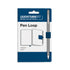 Leuchtturm1917 pen loop packaging with a pencil on a white background
