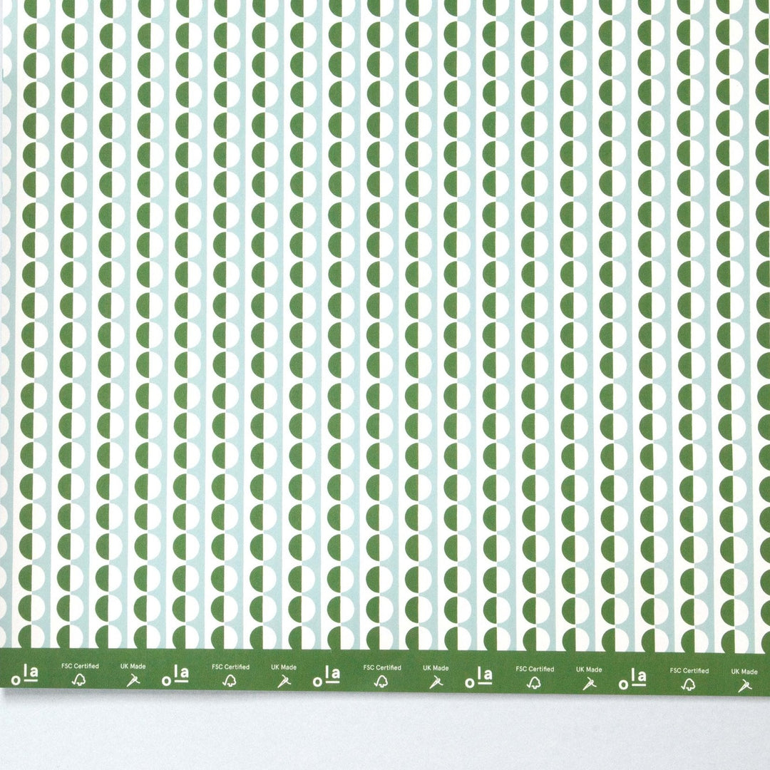 Blue & Green Sophie Patterned Gift Wrap