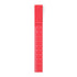 clip ruler red on white background