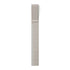 clip ruler silver on white background