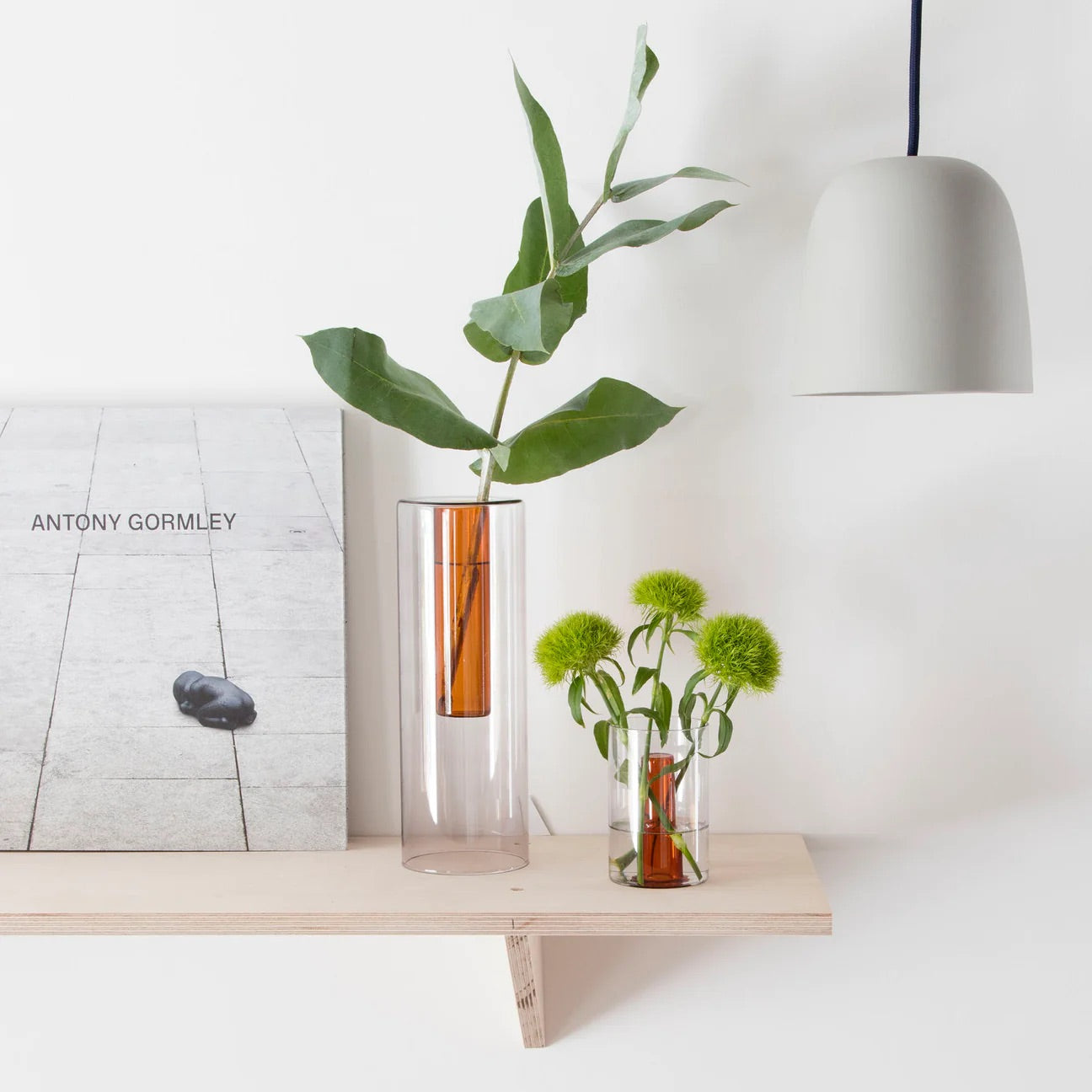 Large Reversible Glass Vase