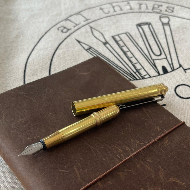Traveler's Company Brass Fountain Pen