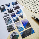 Noir World Stamps Sticker Sheet