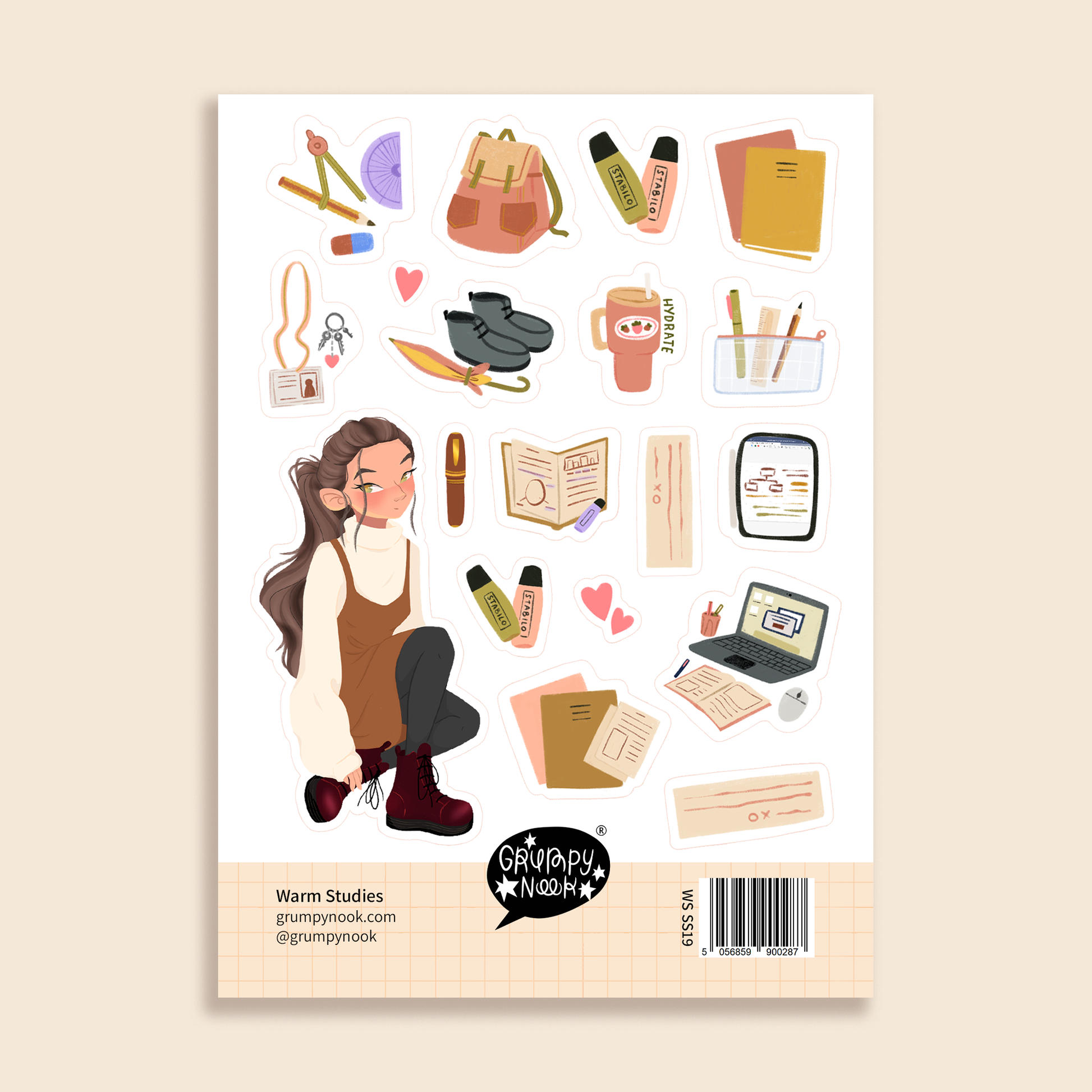 Warm Studies Sticker Sheet