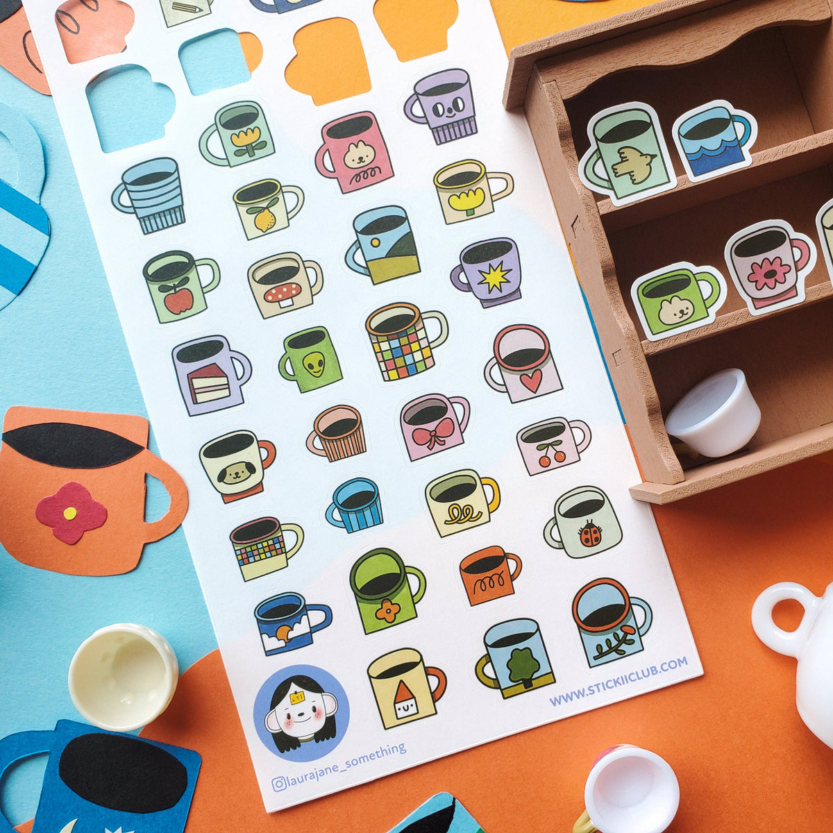 Fun Mugs Sticker Sheet