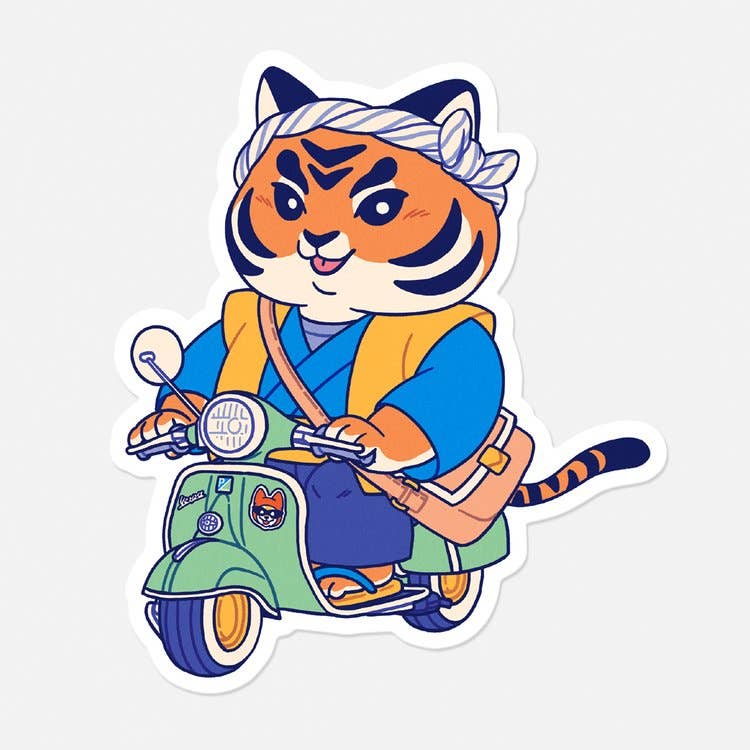 “Brioche-Vespa” vinyl sticker