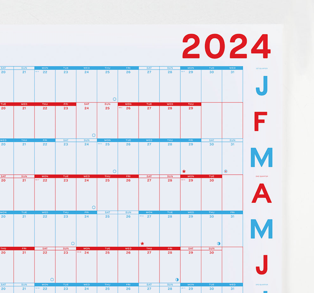 2024 Year Planner - Classic Landscape View