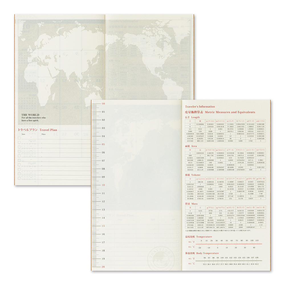 TRAVELER'S Notebook Refill: Monthly Diary 2026 *PRE ORDER*