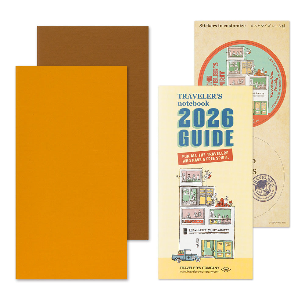 TRAVELER'S Notebook Refill: Weekly Vertical Diary 2026 *PRE ORDER*