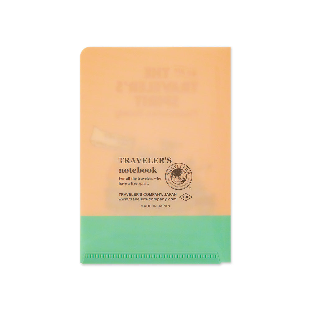 TRAVELER'S Notebook Passport Refill: THE TRAVELER’S SPIRIT Clear Folder 2026 *PRE ORDER*
