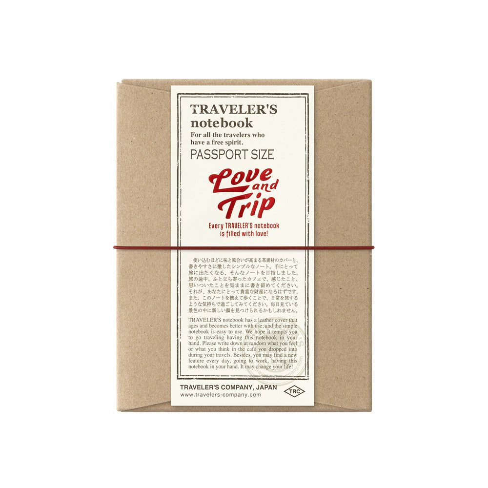 *Pre-order* TRAVELER'S Notebook Passport Size Love & Trip