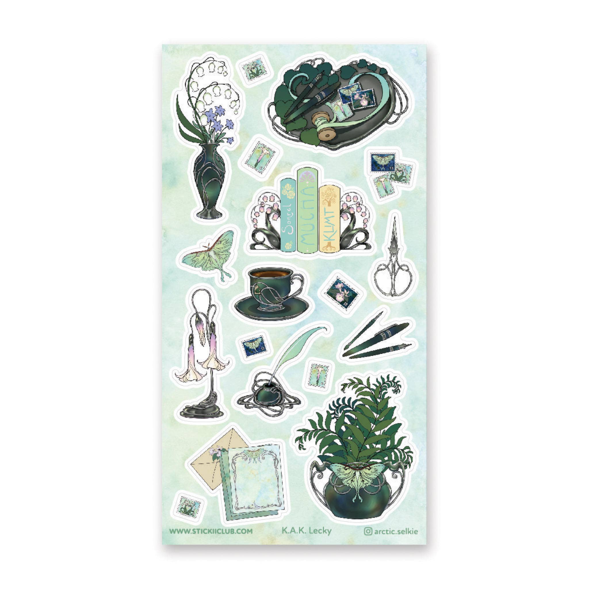 Washi Desk Decor Sticker Sheet