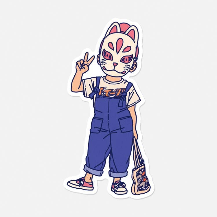 “Ina” vinyl sticker