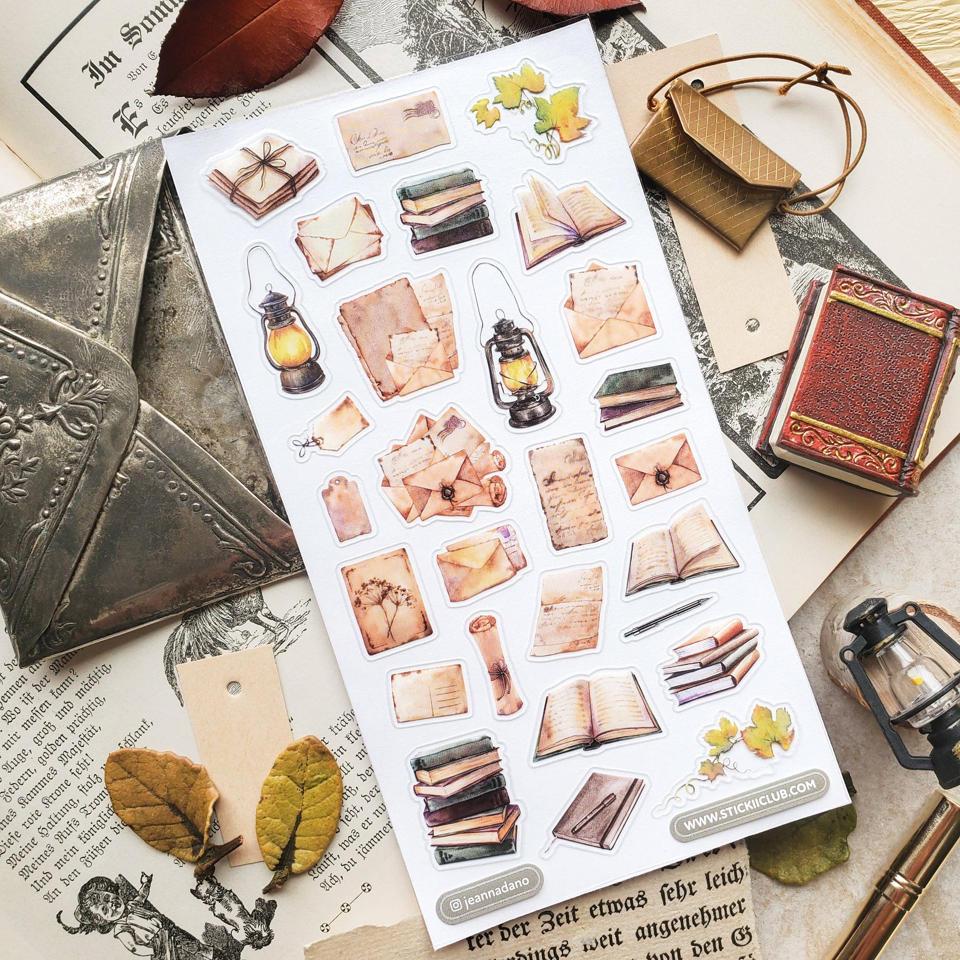 Letters by Lamplight Sticker Sheet