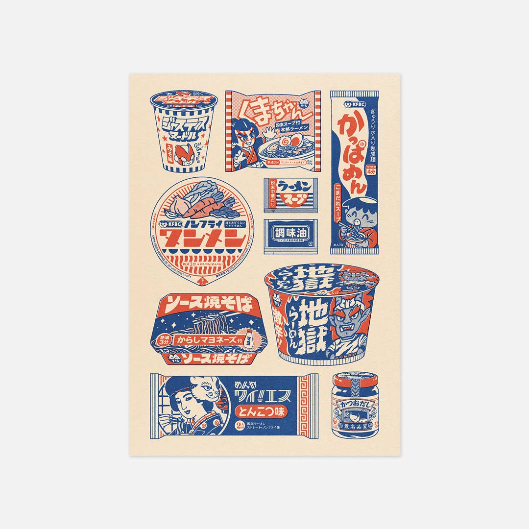 “Instant Noodles” Postcard - A6 Size