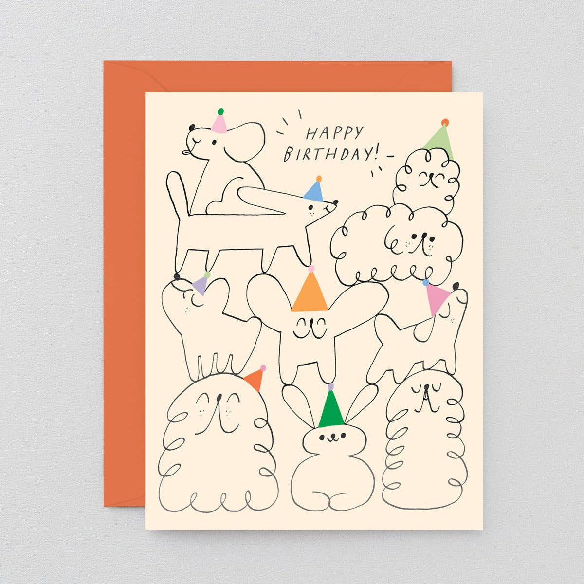 Happy Birthday Animal Stack' Kids Birthday Greetings Card