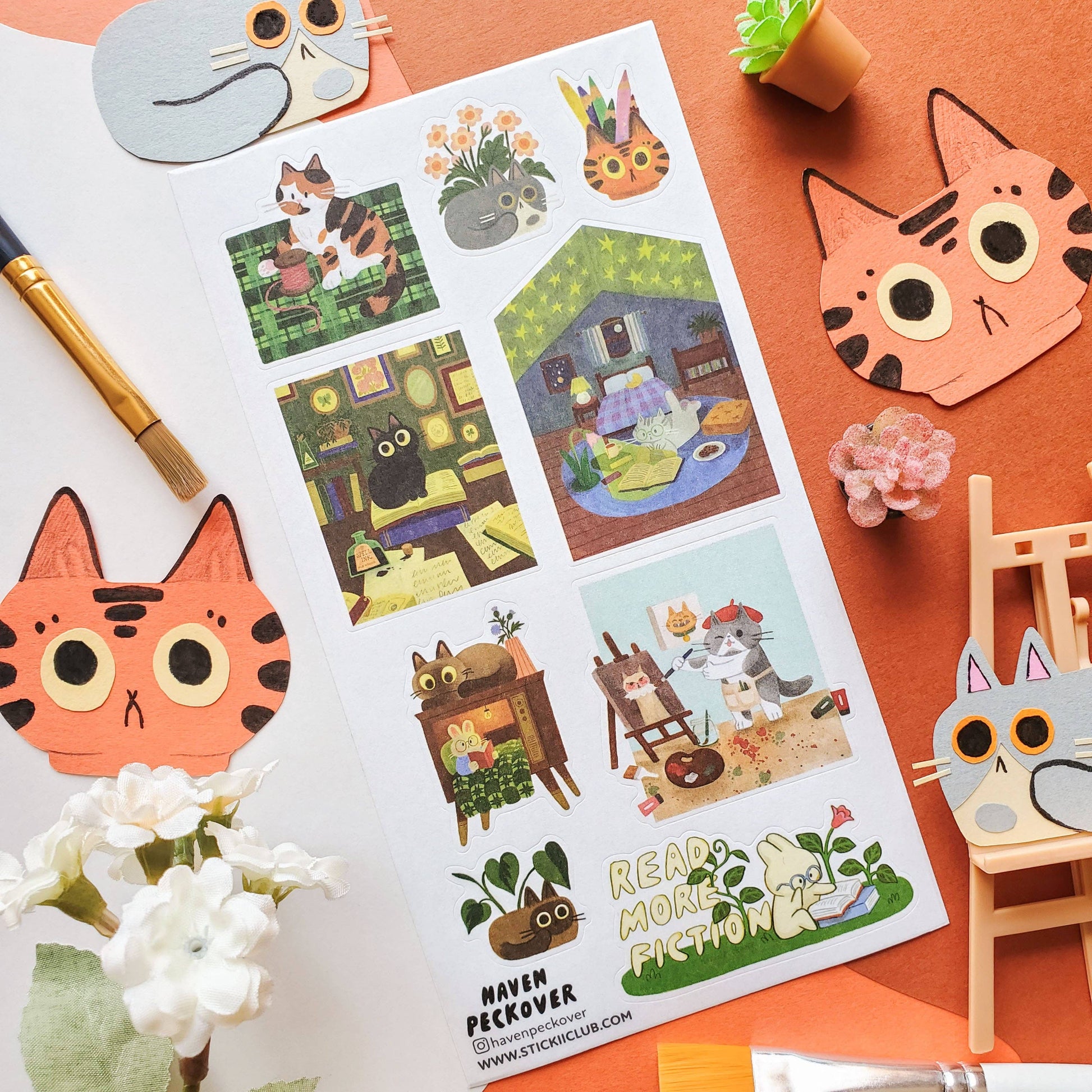 Paws & Pastimes Sticker Sheet