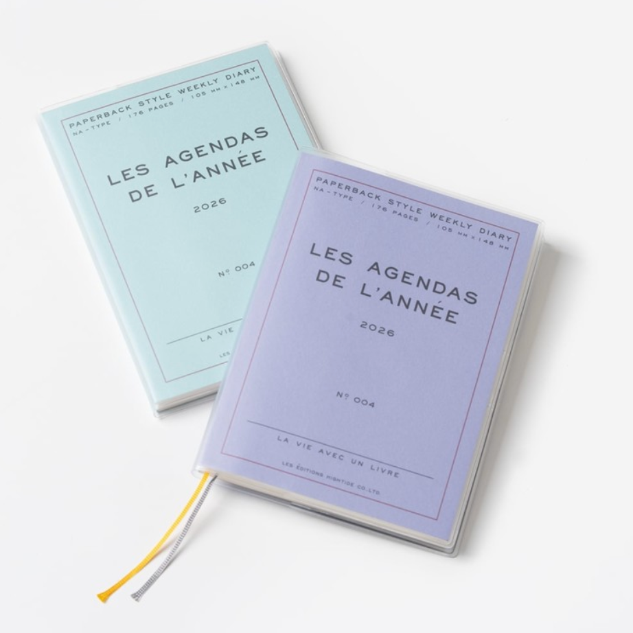 Les Agendas De l'Annee Weekly Diary 2026 - Various Colours