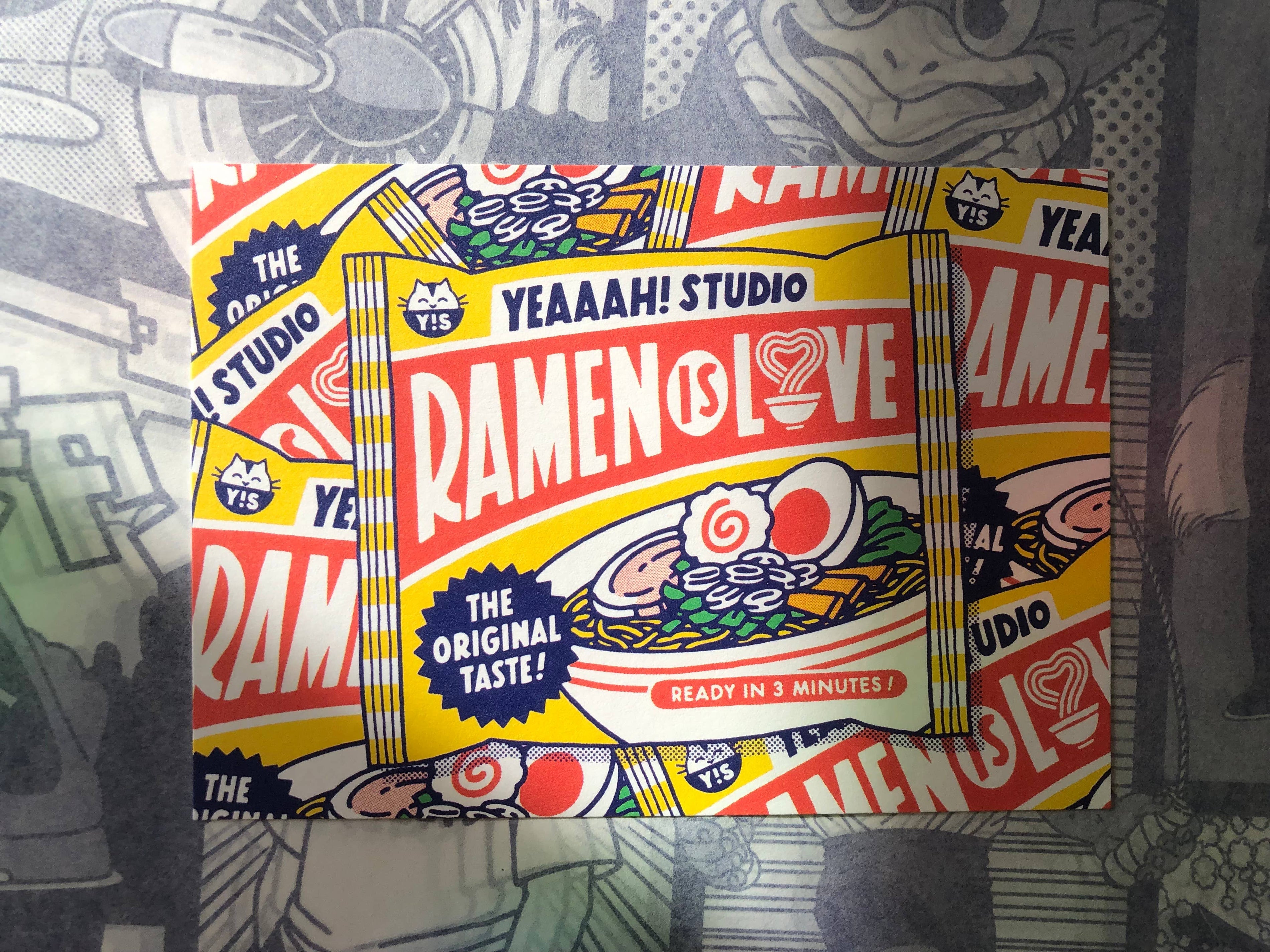 “Ramen is Love” Postcard - A6 Size