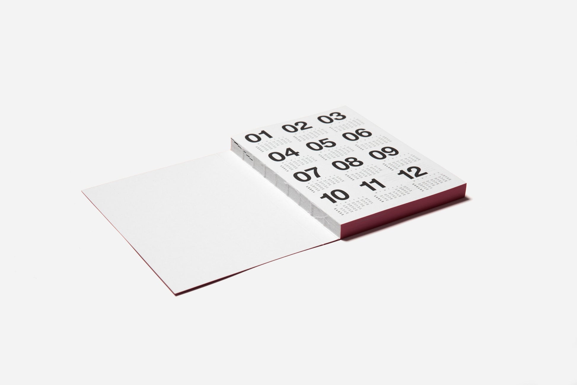 Marjolein Delhaas 2026 Basic Planner - Burgundy Red