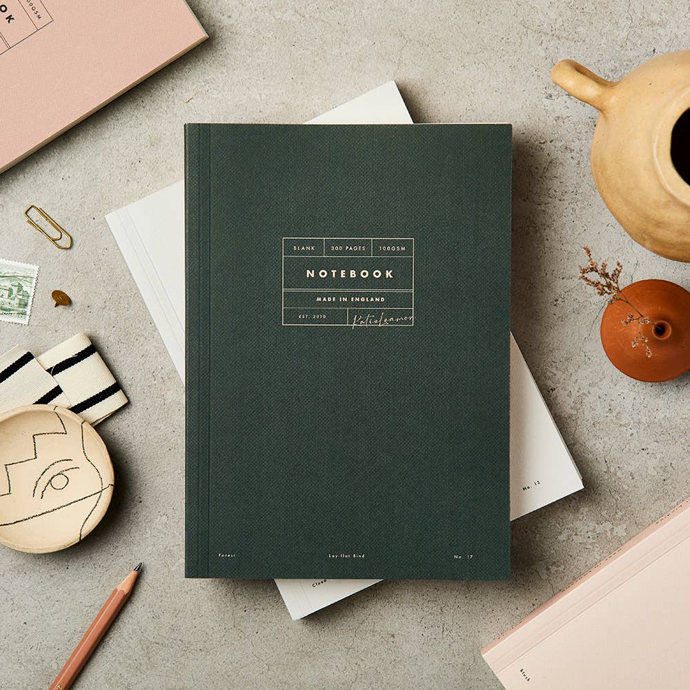 Vol 17: Forest 300 Page Blank Lay Flat Notebook