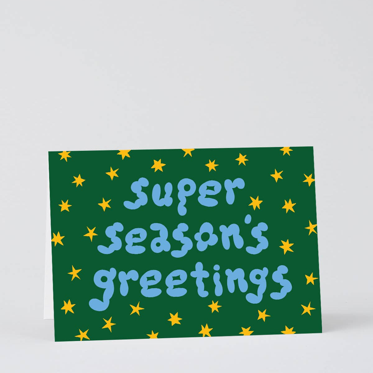 Super Season's Greetings Embossed Holiday Greeting Card